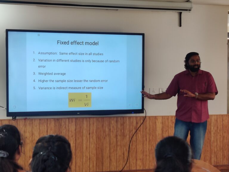 Systematic Review and Meta-Analysis Workshop at CUTN
