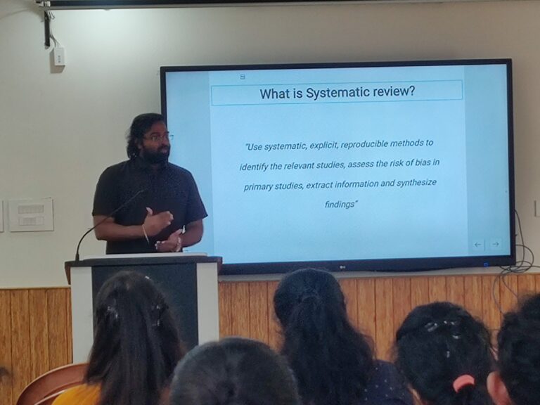 Systematic Review and Meta-Analysis Workshop at CUTN